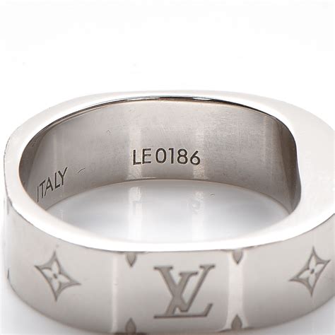 louis vuitton ring silver.